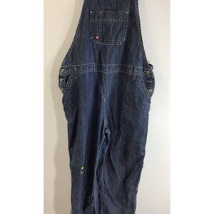 Vintage Dickies Denim L Overalls with Paint Distressed/Retro/Hippy/Boho 🩵